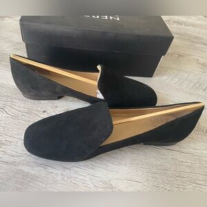 Naturalizer Emiline Black Suede Flats size 7.5